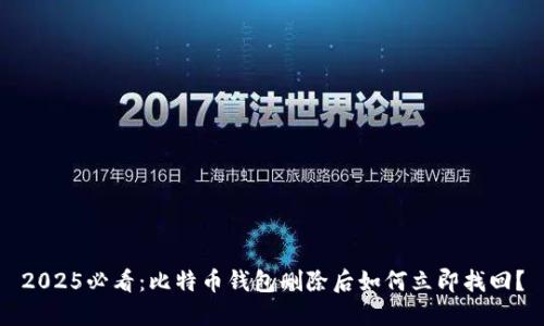 2025必看：比特币钱包删除后如何立即找回？